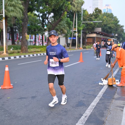 Race photo from KEMLU RUN 2026