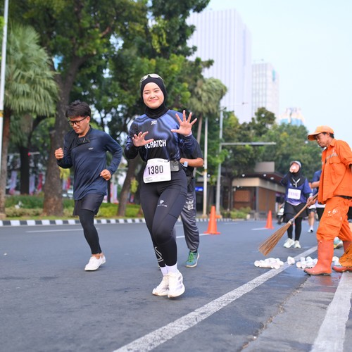 Race photo from KEMLU RUN 2026