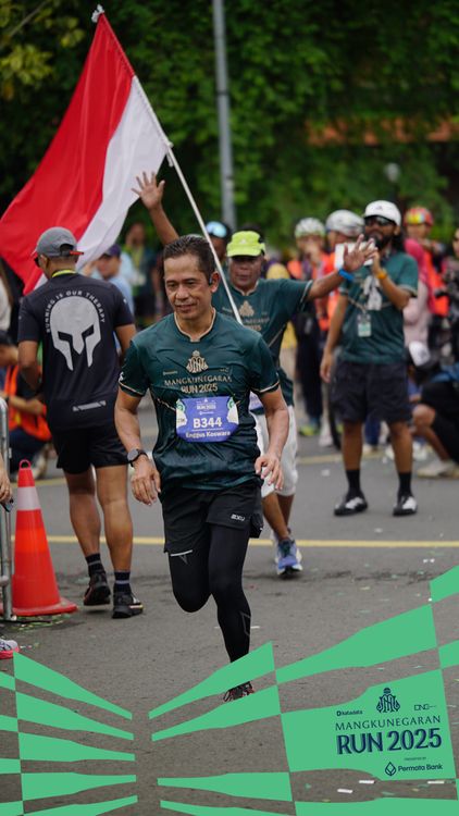 Race photo from Mangkunegaran Run 2025