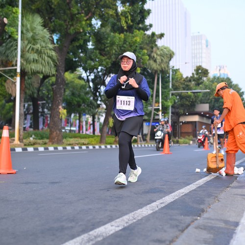 Race photo from KEMLU RUN 2026