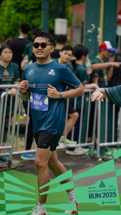 Race photo from Mangkunegaran Run 2025
