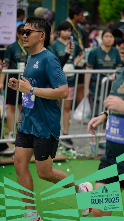 Race photo from Mangkunegaran Run 2025