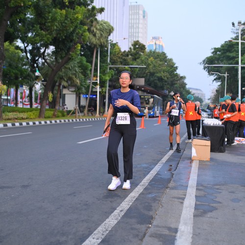 Race photo from KEMLU RUN 2026