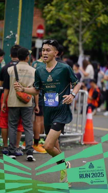 Race photo from Mangkunegaran Run 2025