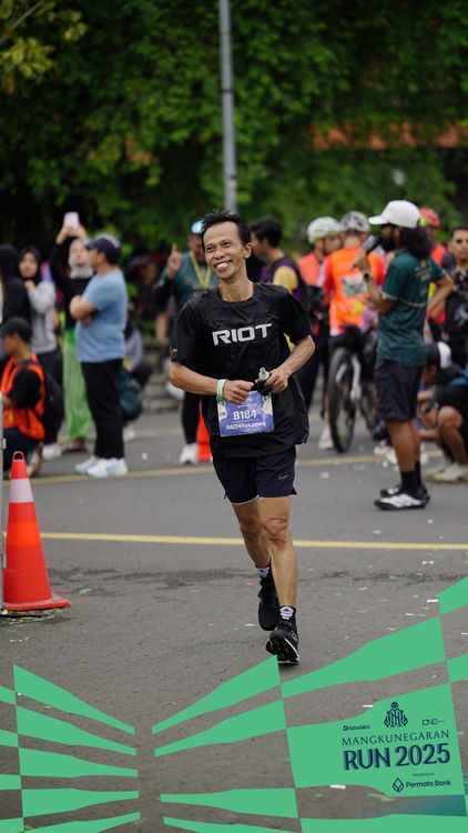 Race photo from Mangkunegaran Run 2025