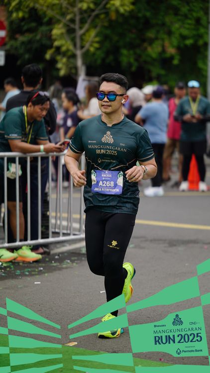 Race photo from Mangkunegaran Run 2025