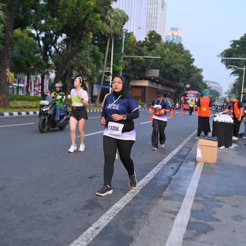 Race photo from KEMLU RUN 2026