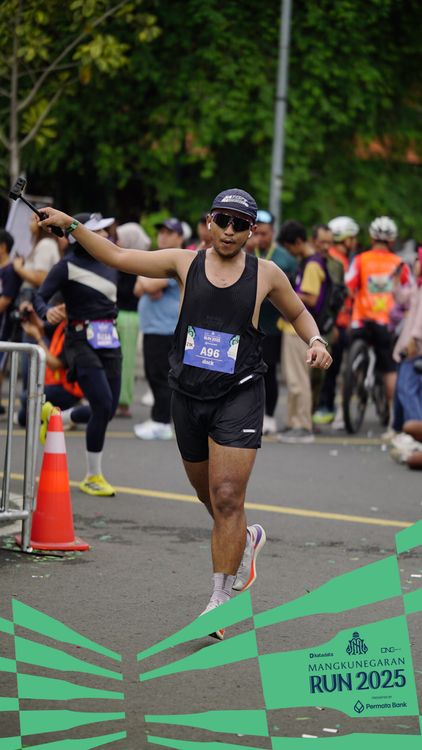 Race photo from Mangkunegaran Run 2025