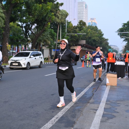 Race photo from KEMLU RUN 2026