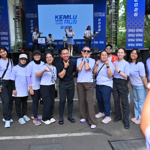 Race photo from KEMLU RUN 2026