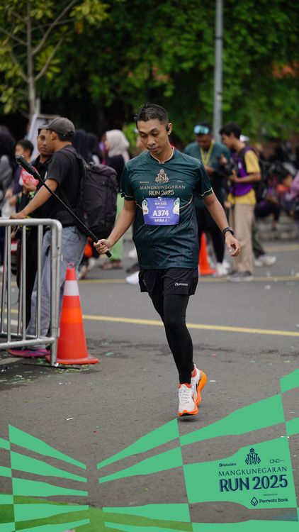 Race photo from Mangkunegaran Run 2025