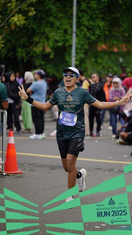 Race photo from Mangkunegaran Run 2025
