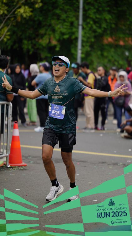 Race photo from Mangkunegaran Run 2025