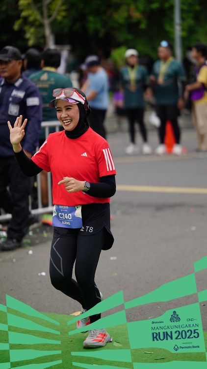 Race photo from Mangkunegaran Run 2025