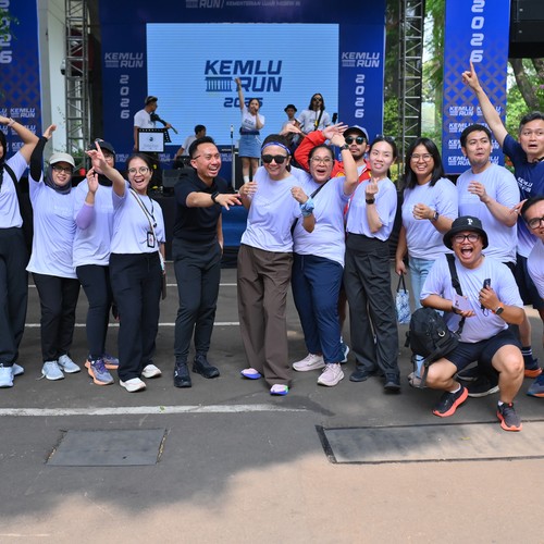 Race photo from KEMLU RUN 2026