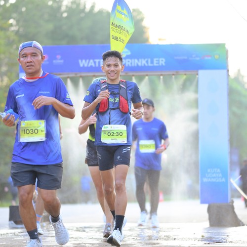 Race photo from BOGORUN 2026