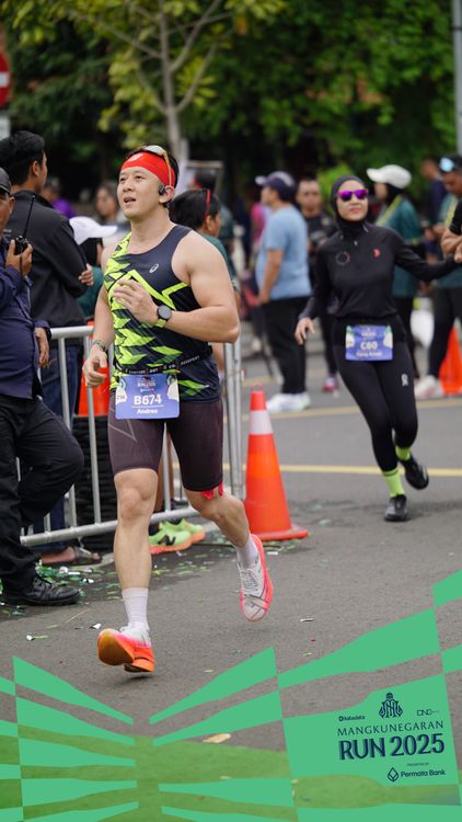 Race photo from Mangkunegaran Run 2025