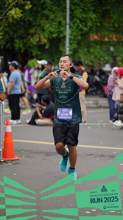 Race photo from Mangkunegaran Run 2025