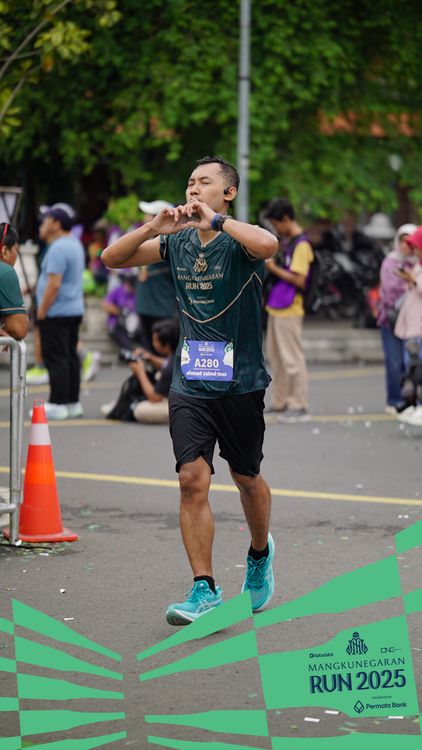 Race photo from Mangkunegaran Run 2025