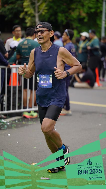 Race photo from Mangkunegaran Run 2025