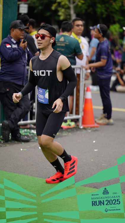 Race photo from Mangkunegaran Run 2025