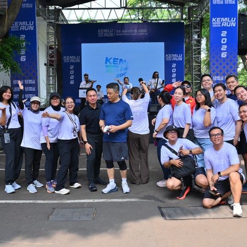 Race photo from KEMLU RUN 2026