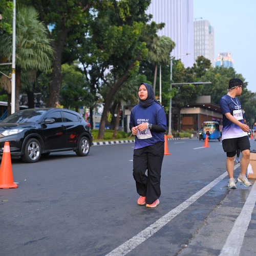 Race photo from KEMLU RUN 2026