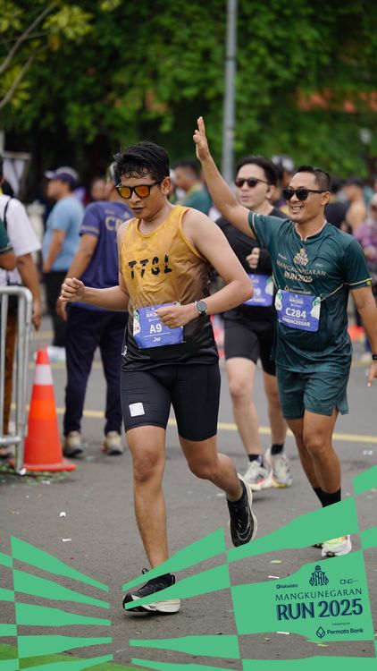 Race photo from Mangkunegaran Run 2025