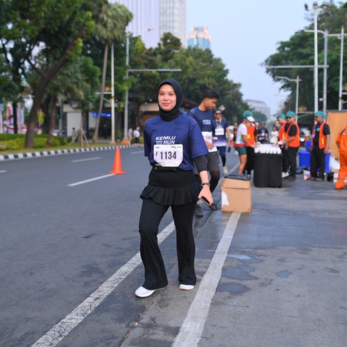 Race photo from KEMLU RUN 2026