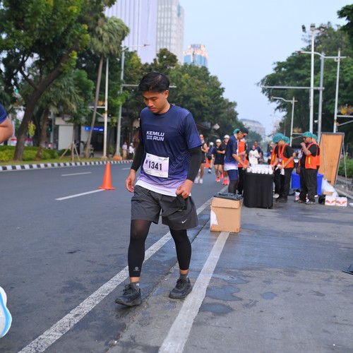 Race photo from KEMLU RUN 2026