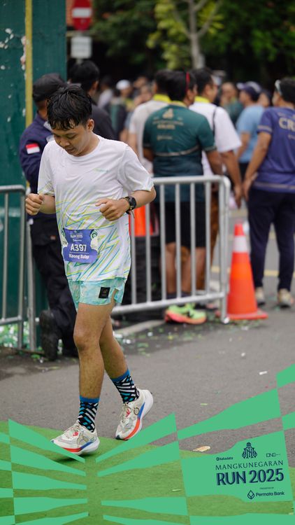 Race photo from Mangkunegaran Run 2025