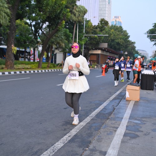 Race photo from KEMLU RUN 2026