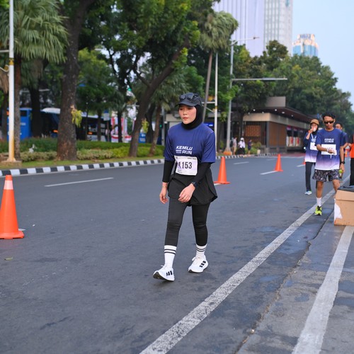 Race photo from KEMLU RUN 2026