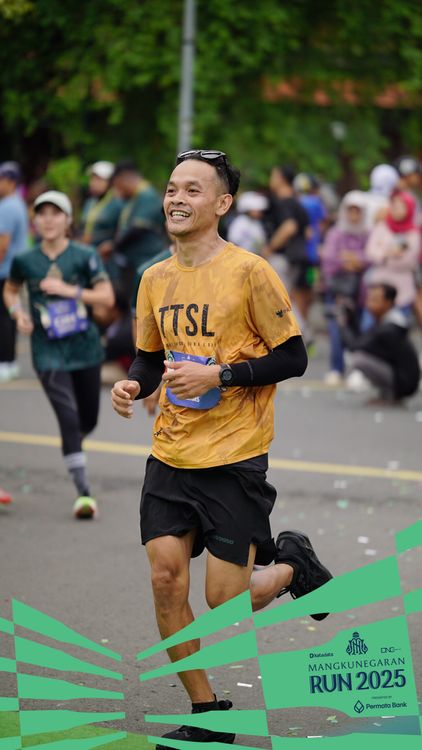 Race photo from Mangkunegaran Run 2025