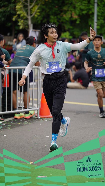 Race photo from Mangkunegaran Run 2025