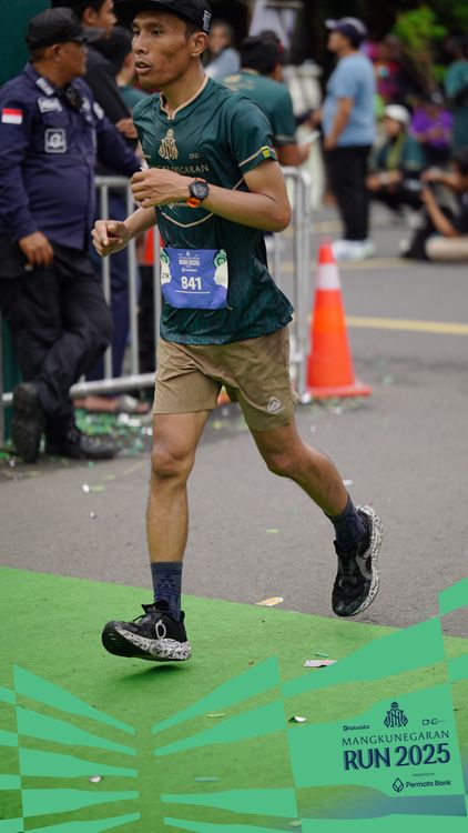 Race photo from Mangkunegaran Run 2025