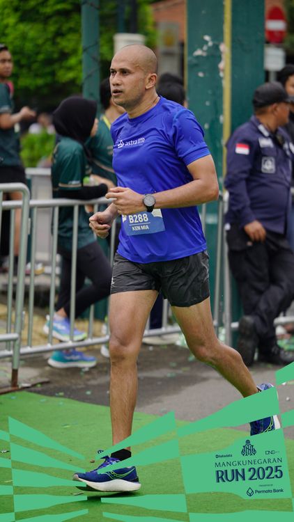 Race photo from Mangkunegaran Run 2025