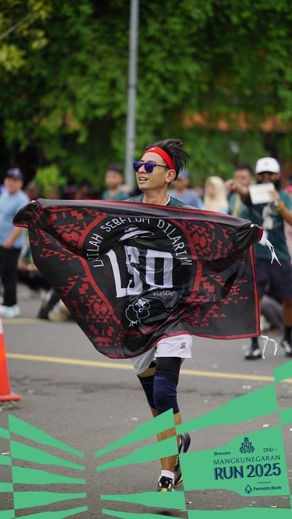 Race photo from Mangkunegaran Run 2025