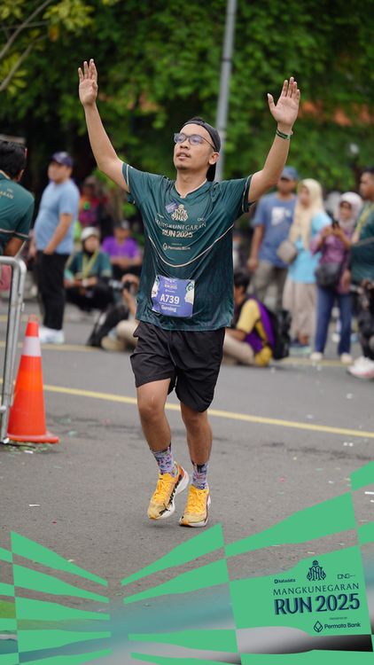 Race photo from Mangkunegaran Run 2025