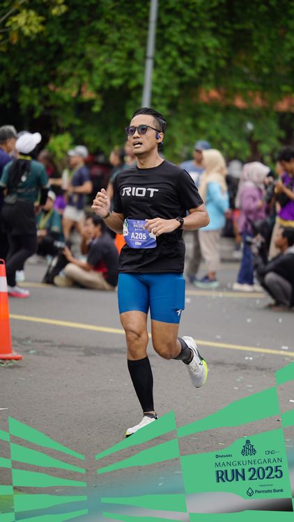 Race photo from Mangkunegaran Run 2025