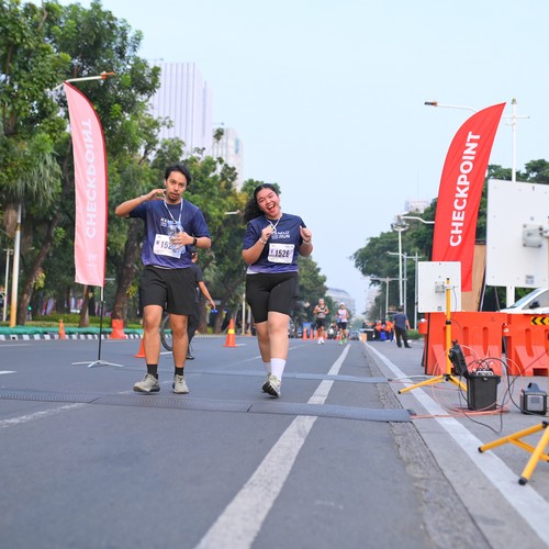 Race photo from KEMLU RUN 2026