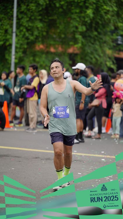 Race photo from Mangkunegaran Run 2025