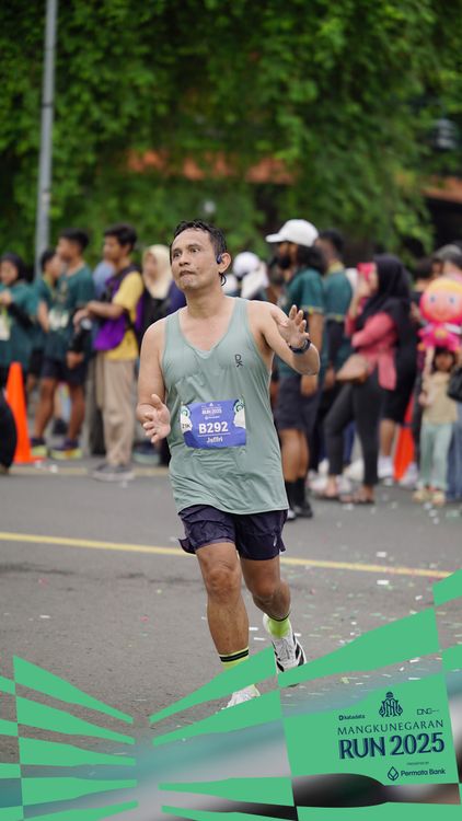 Race photo from Mangkunegaran Run 2025