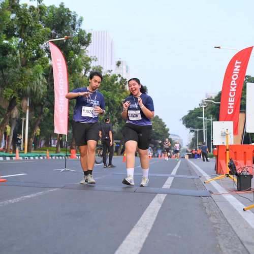 Race photo from KEMLU RUN 2026