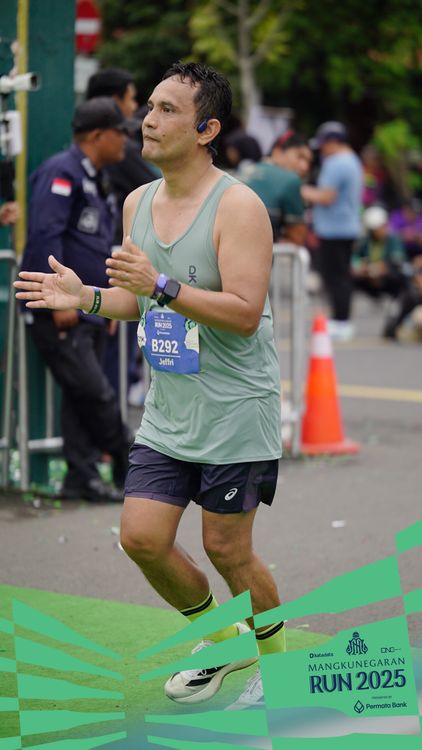 Race photo from Mangkunegaran Run 2025