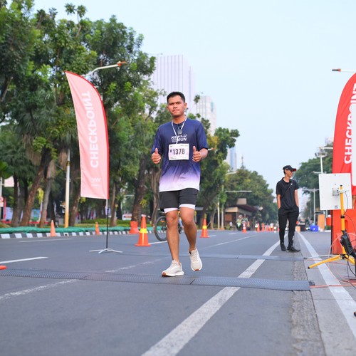 Race photo from KEMLU RUN 2026