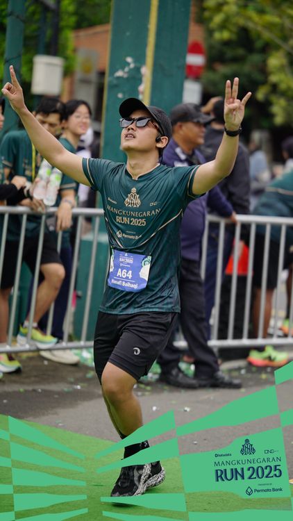 Race photo from Mangkunegaran Run 2025