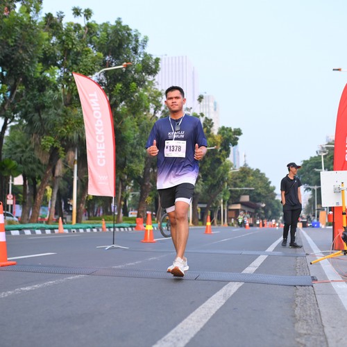 Race photo from KEMLU RUN 2026