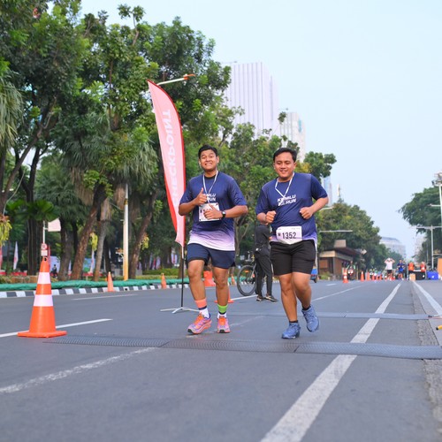 Race photo from KEMLU RUN 2026