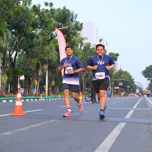 Race photo from KEMLU RUN 2026